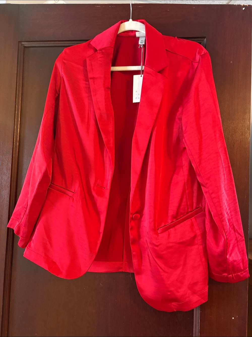 Women's NWT Size XS Red Blazer Jacket - A New Day